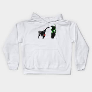 Evangelion Unit 1 Battle Minimalist Kids Hoodie